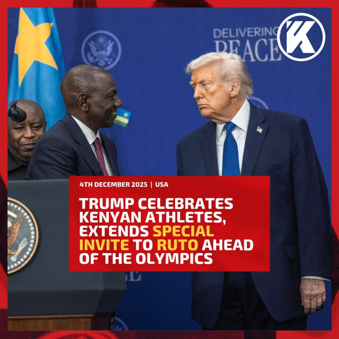 Trump Celebrates Kenyan Athletes, Extends Special Invite to Ruto Ahead ...