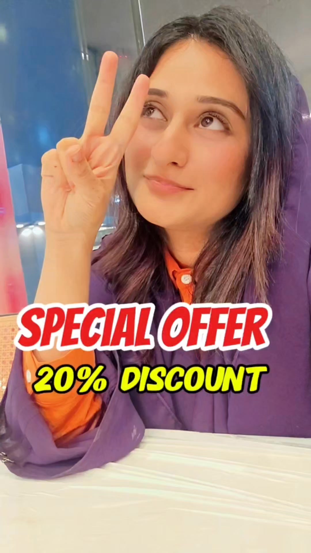 20 percent discount chal hai 20 dayz k liye #reelsfbシ #jeddah #karachi ...
