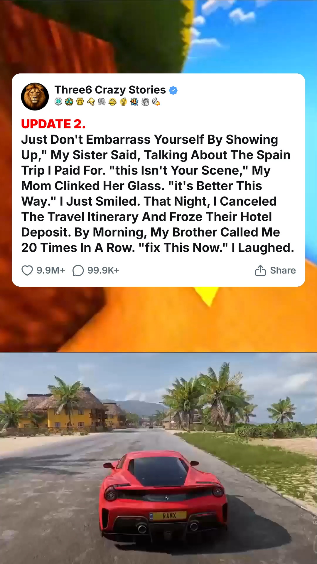 UPDATE 2. Just Don't Embarrass Yourself By Showing Up,- My Sister Said ...