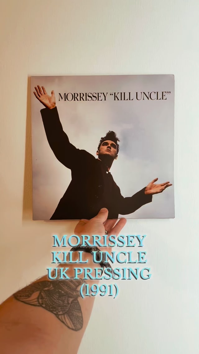 NEW IN: 🩵🤍🖤 Morrissey - Kill Uncle 🇬🇧 UK LP Release HMV - CSD