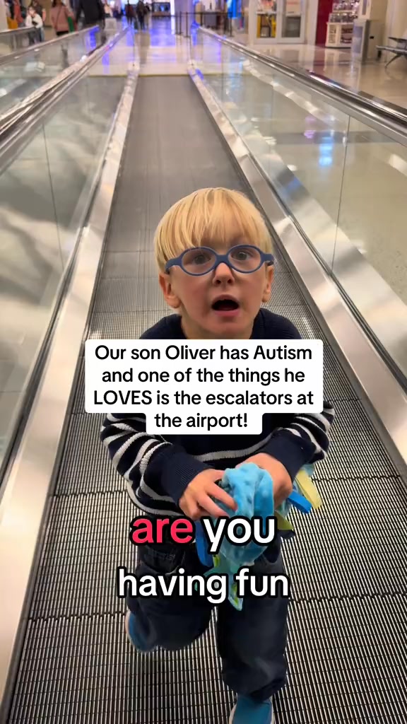 One of our favorite pass times in the airport! #autism # ...