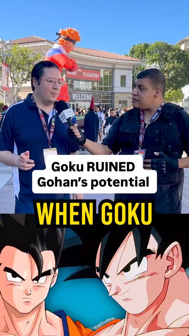 Why did Gohan fall off?? Anime hot... - Trapped in Anime | Facebook