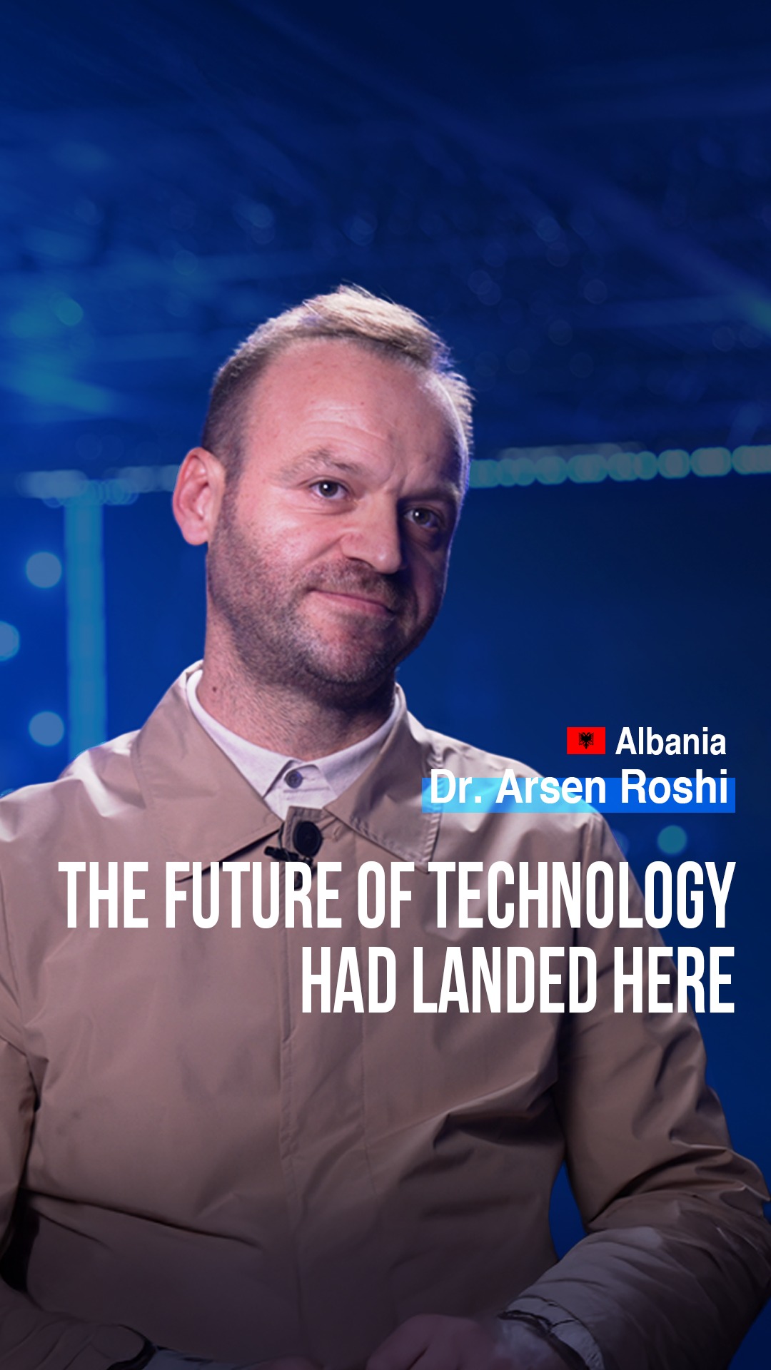 “The future of technology had landed here” Thank you, Dr. Arsen Roshi ...