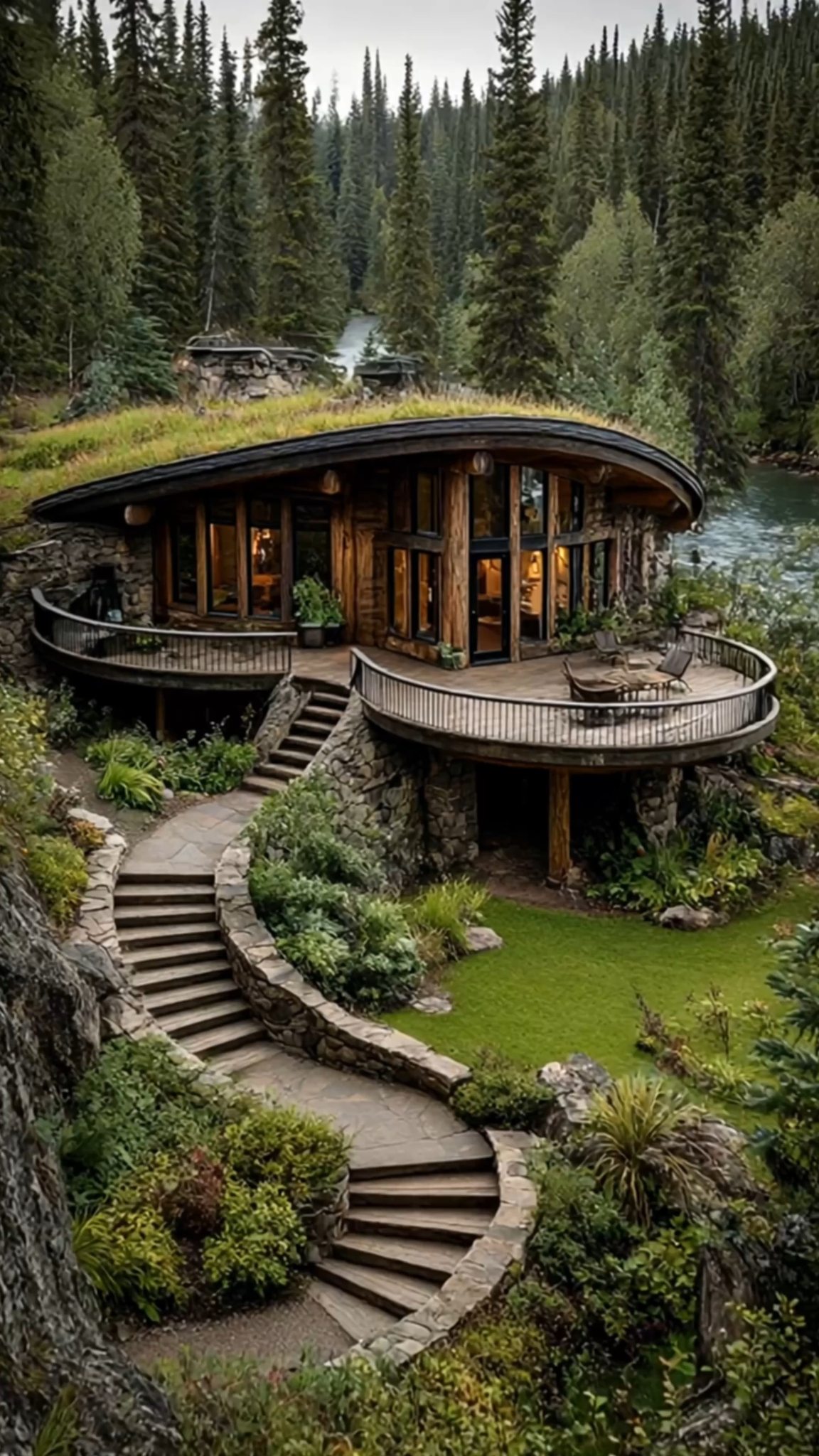 Amazing 😍 #fblifestyle | Log Cabin Ideas | Facebook
