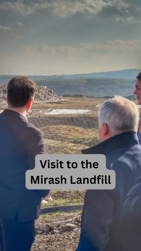 Tons of garbage, tons of challenges. Ambassador Rohde visited the ...
