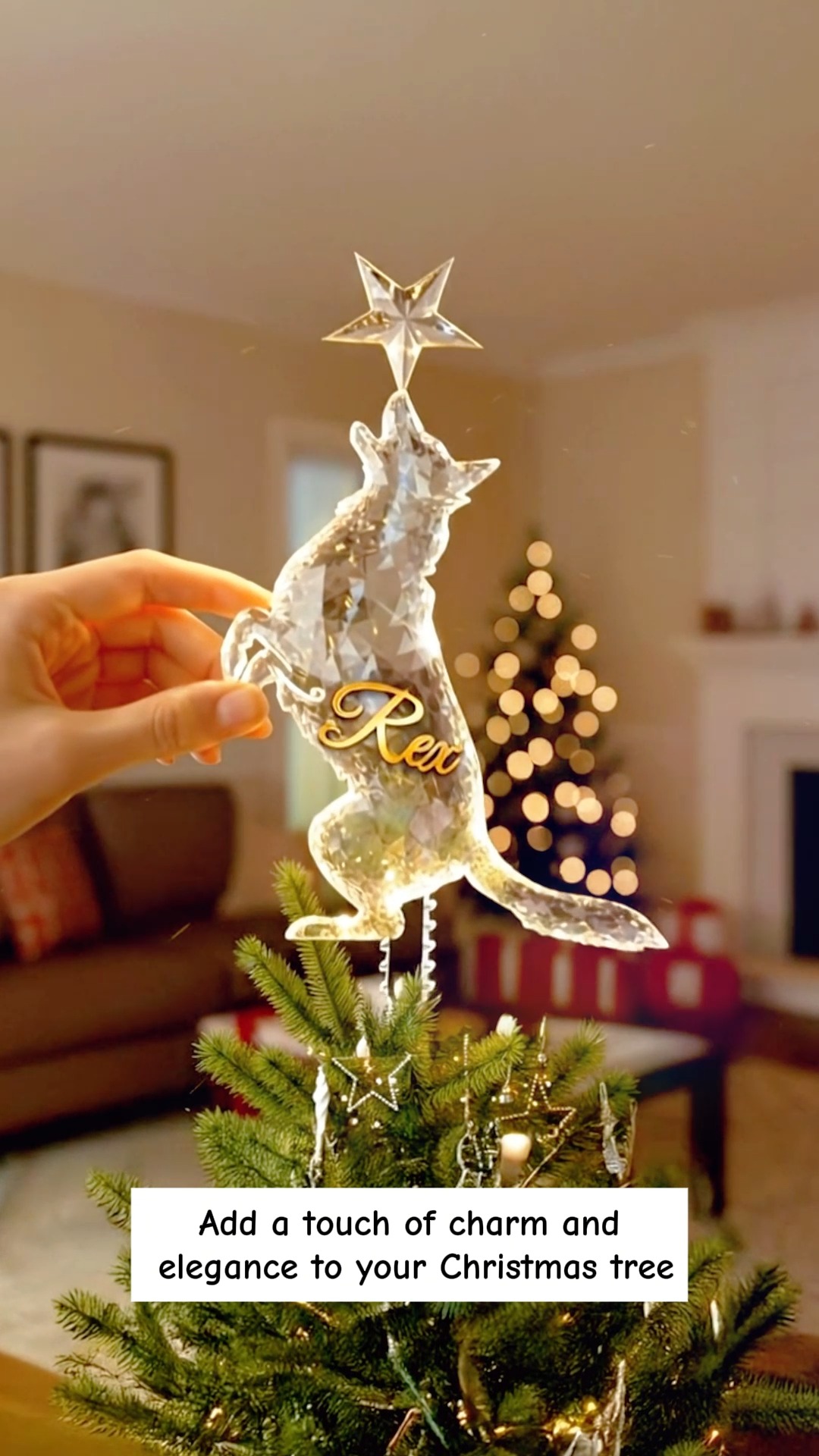 Looking for the perfect Christmas gift for a dog lover 🎄🐶 This graceful ...