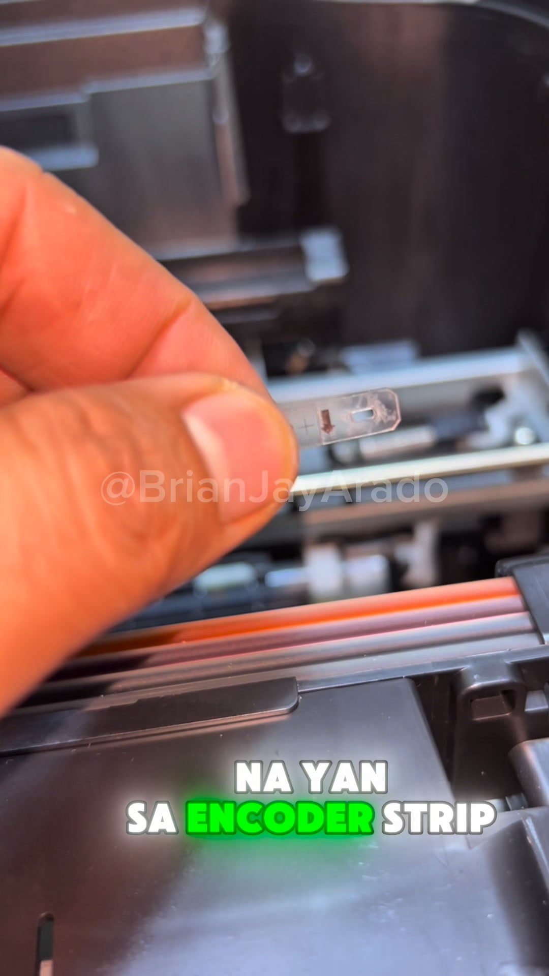 Hp Ink Tank Printer Encoder Strip Replacement Guide. #diy #howto # ...
