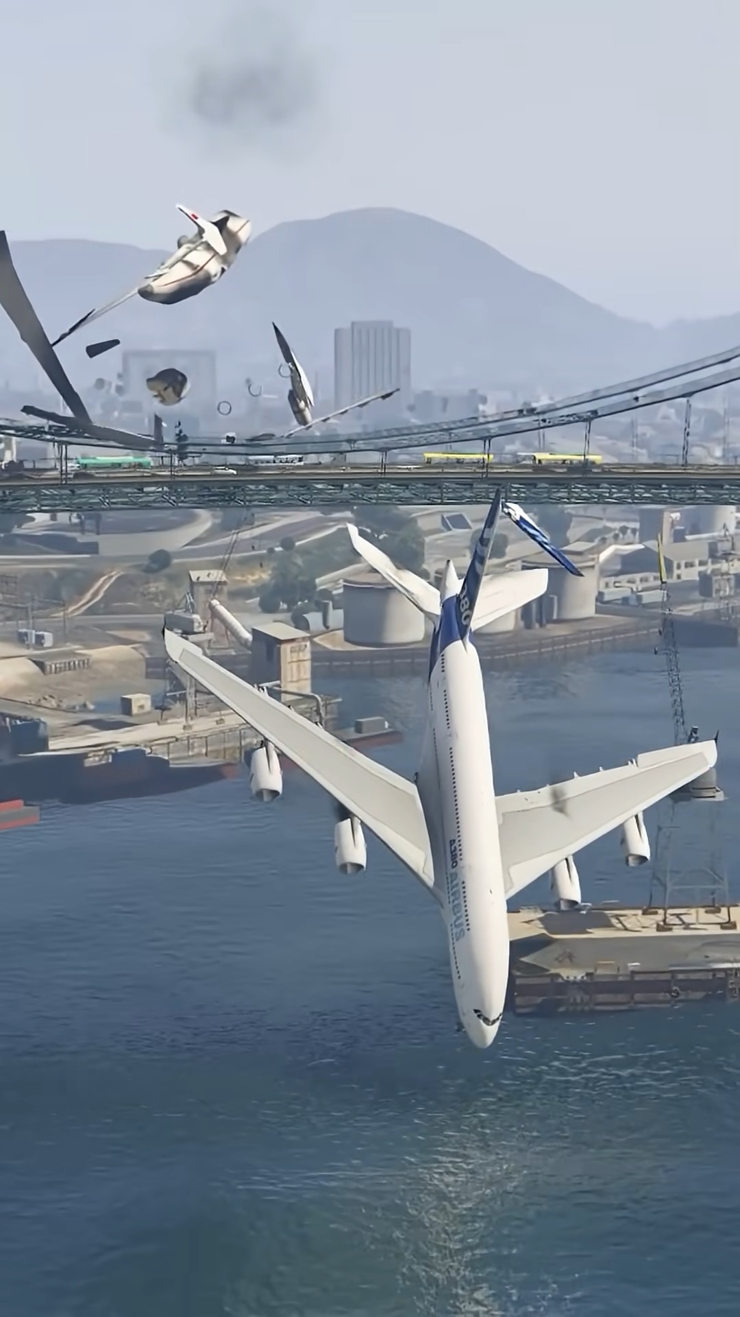 Terrifying Mid Air Collision Between Two Giant Plane #aviation # ...
