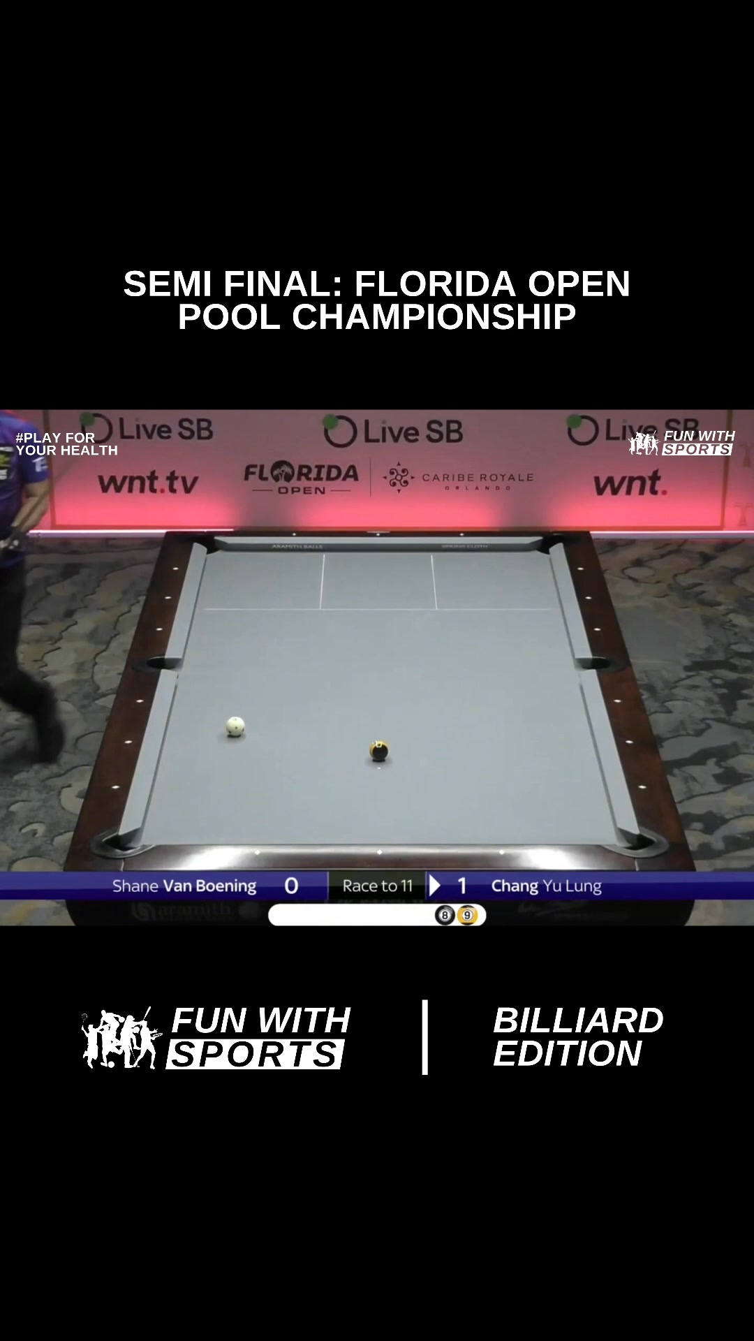 Semi Final: Florida Open Pool Championship 2025 #shanevanboening #wnt # ...