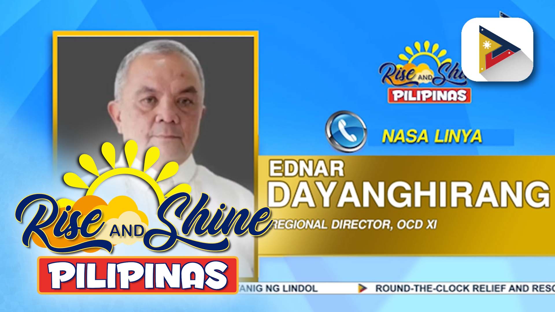 #RiseAndShinePilipinas | Panayam kay OCD Region XI Regional Director ...