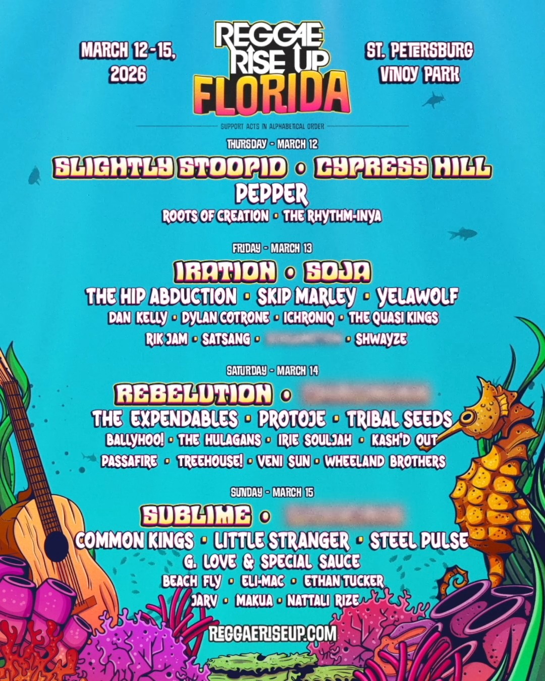 Your #RRUFL26 Lineup Is HERE! 🏄‍♂️☀️🔊 + GIVEAWAY! We're making a SPLASH ...