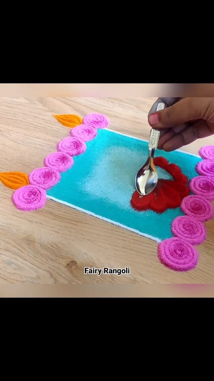 Simple Tulsi Vivah Special rangoli | Fairy rangoli | Fairy Rangoli