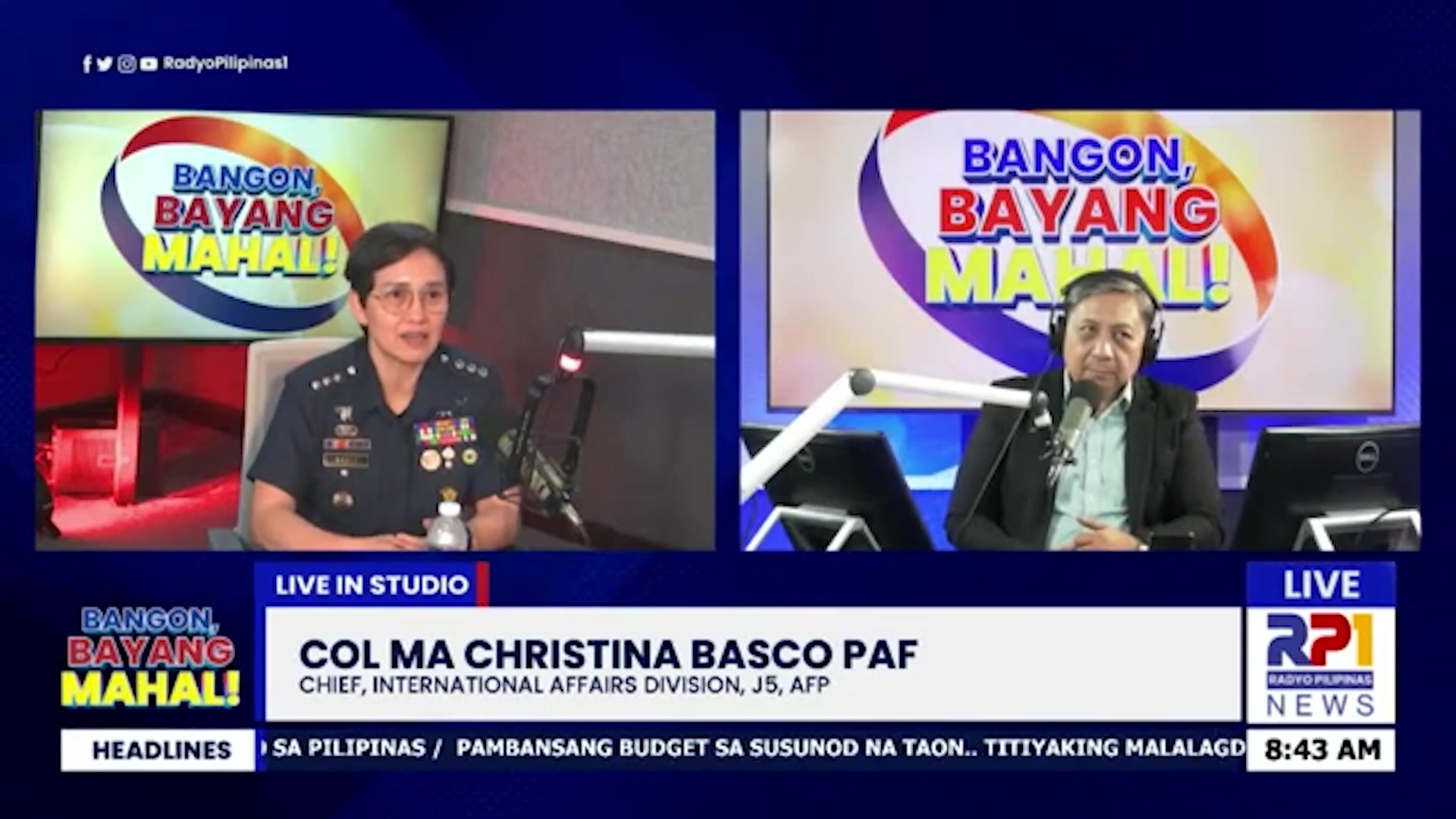 Tune in to the highlights of COL MA CHRISTINA O. BASCO PAF (GSC), Chief ...
