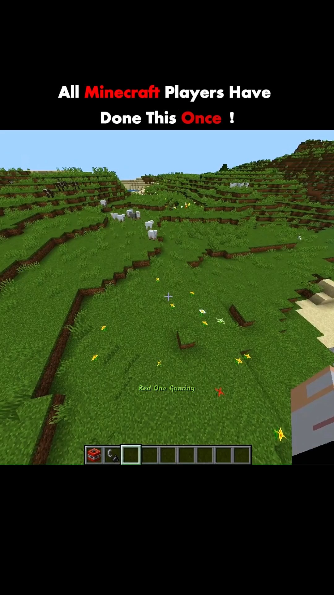 Everyone did it once in their life! 😭 #reels #minecraft | RED ONE ...