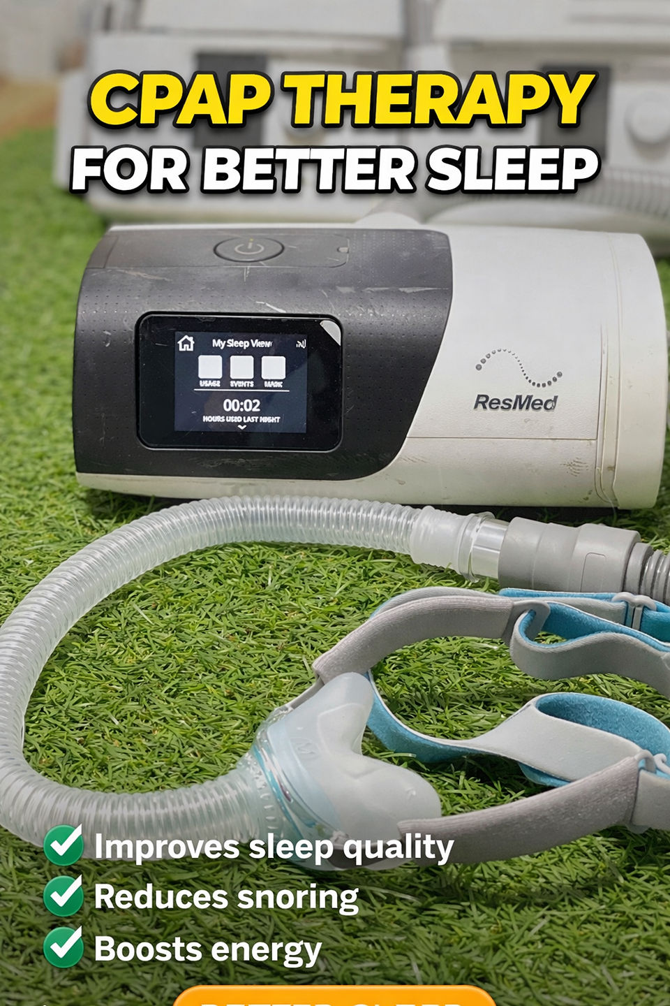 Resmed Airsens S11 Autocpap machine with BMC N6 Nasal Mask... #bmcn6 # ...