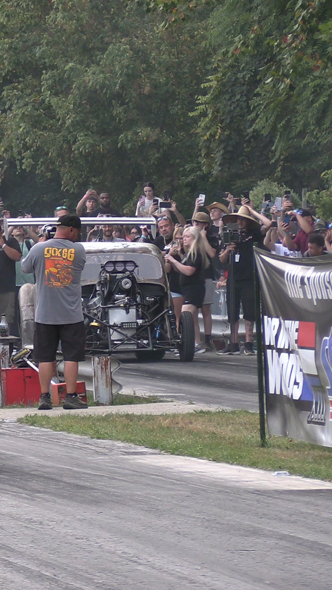 The Witch Doctor was moving in War in the Woods Small Tire! #dragracing ...