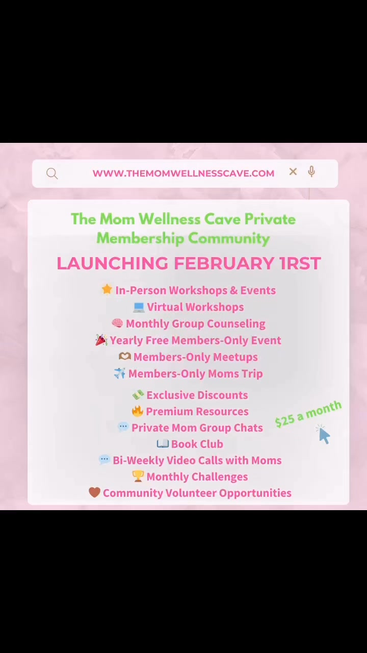 The Mom Wellness Cave Community