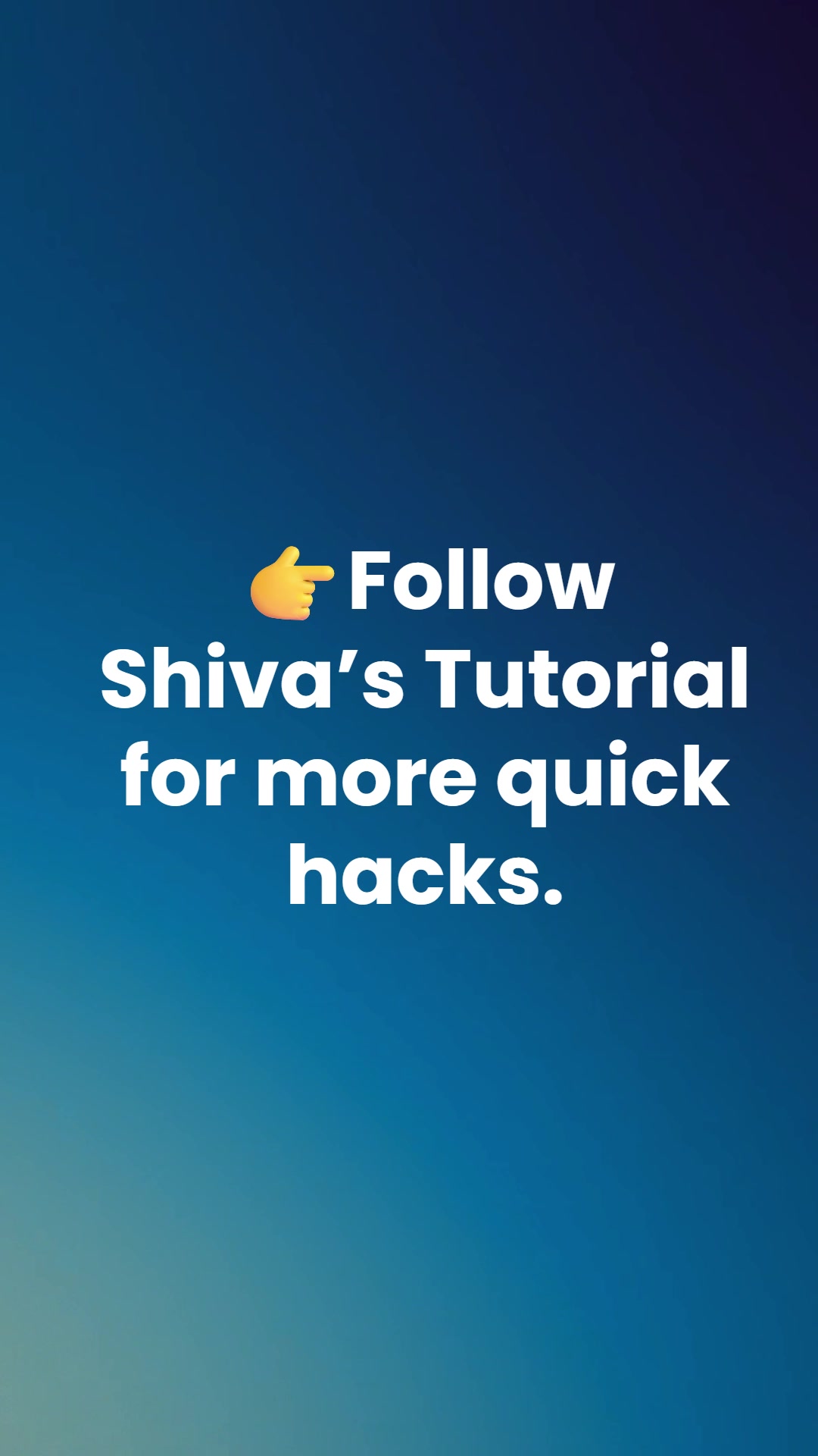 Shiva’s Tutorial