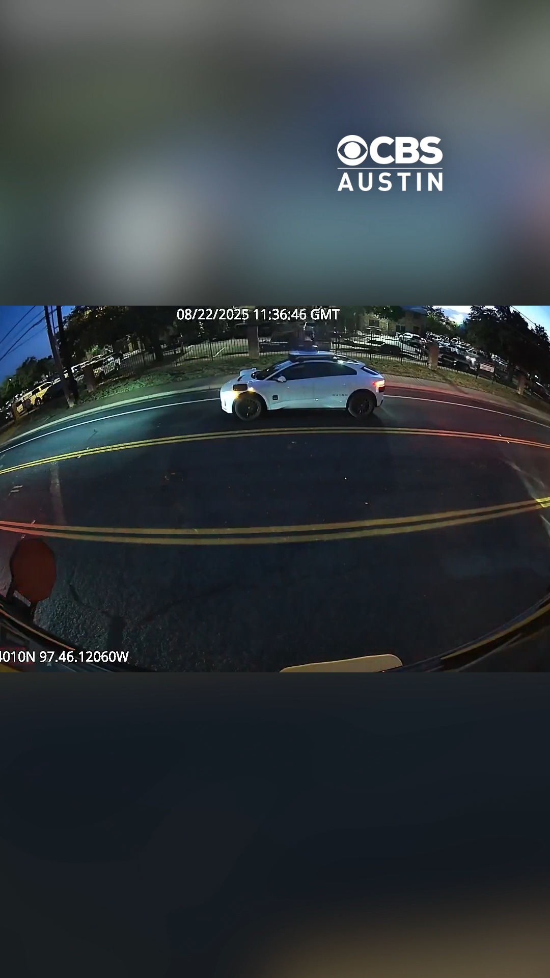 New footage from the Austin Independent School District shows Waymo ...