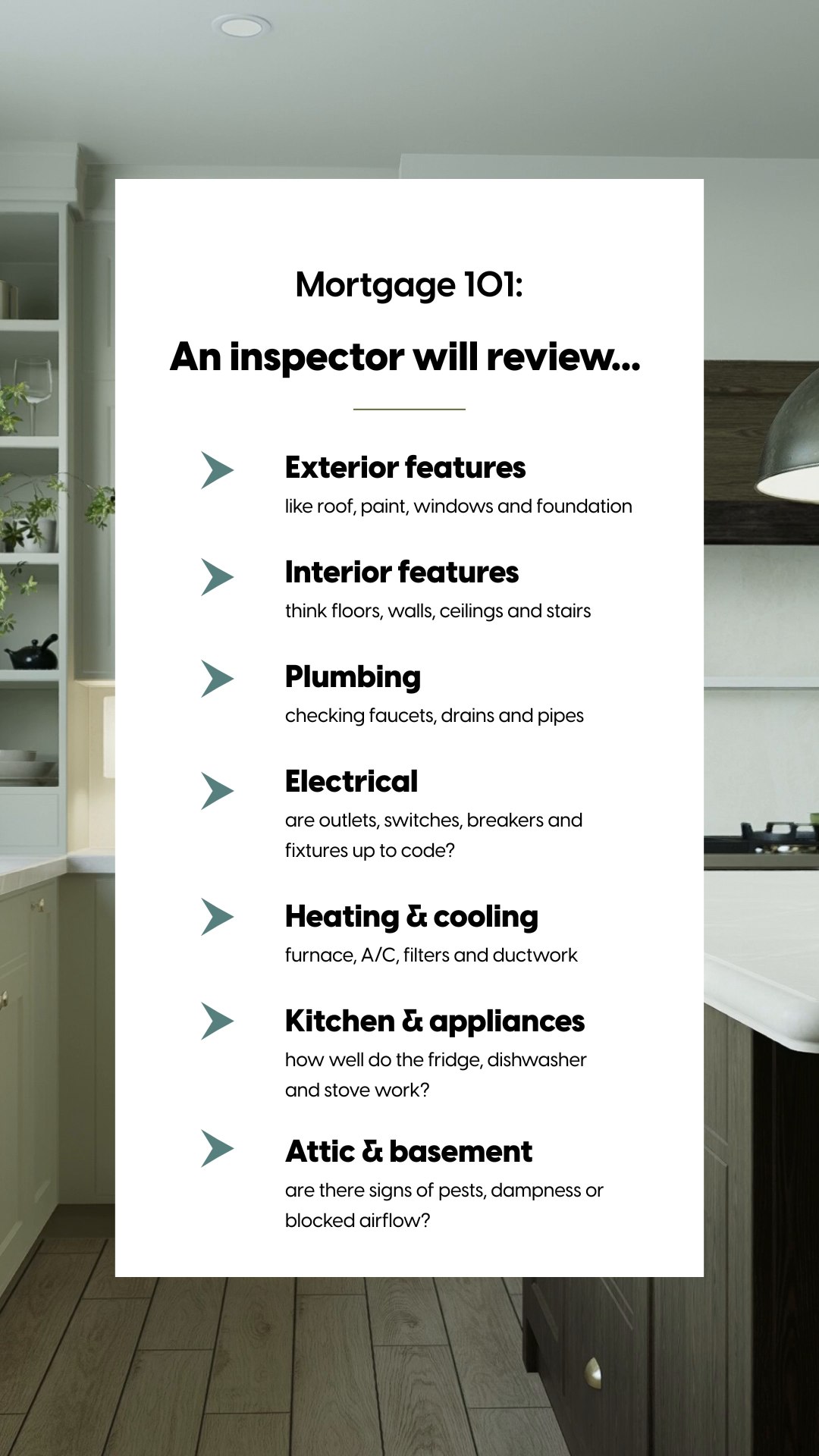 Floor to ceiling, roof to basement, a home inspection gives you the ...