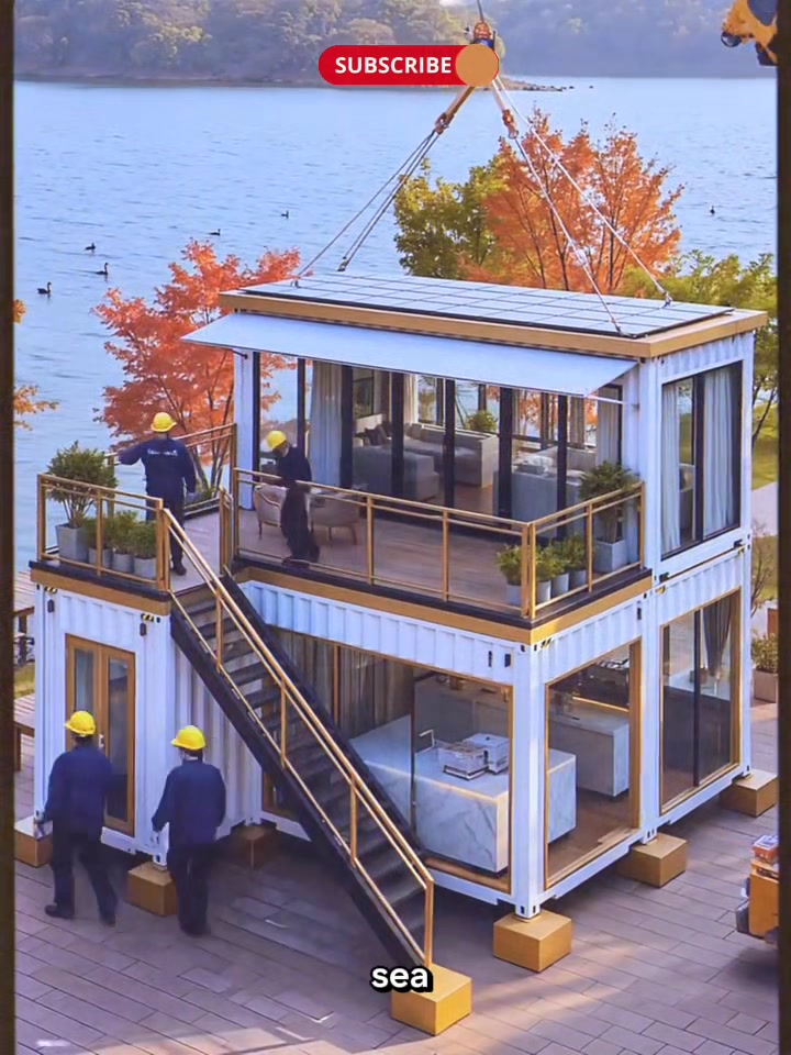 Waterfront Container Coffee Shop |... - HOUSE Design IDEAS | Facebook