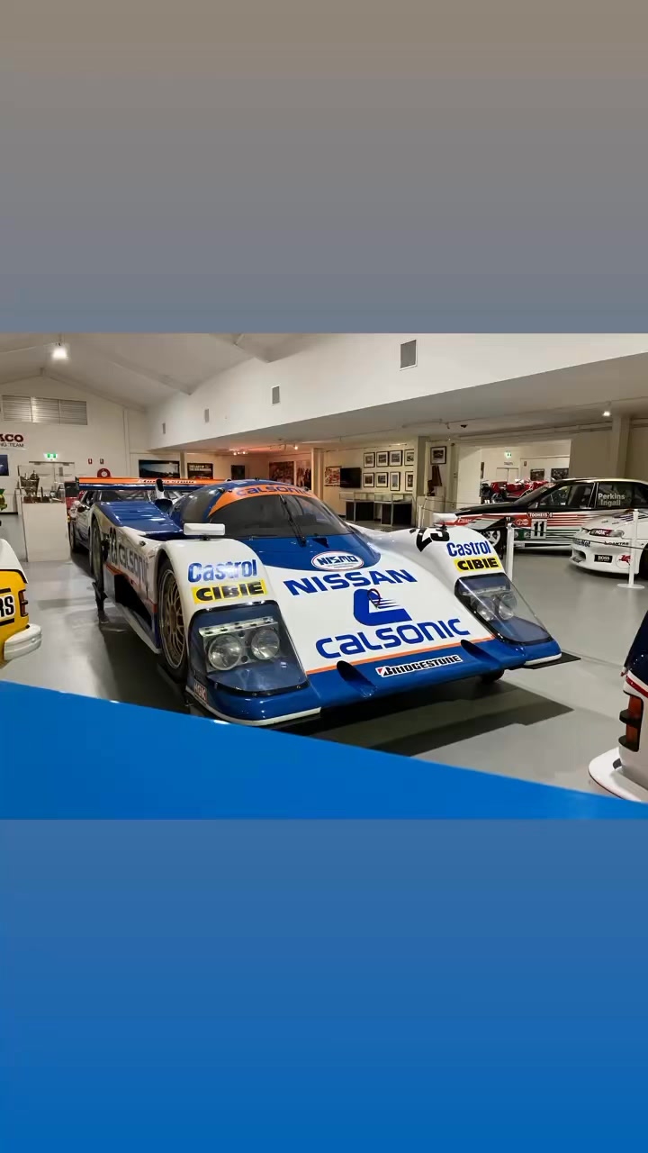 The Nissan R88C - on show at the National Motor Racing Museum