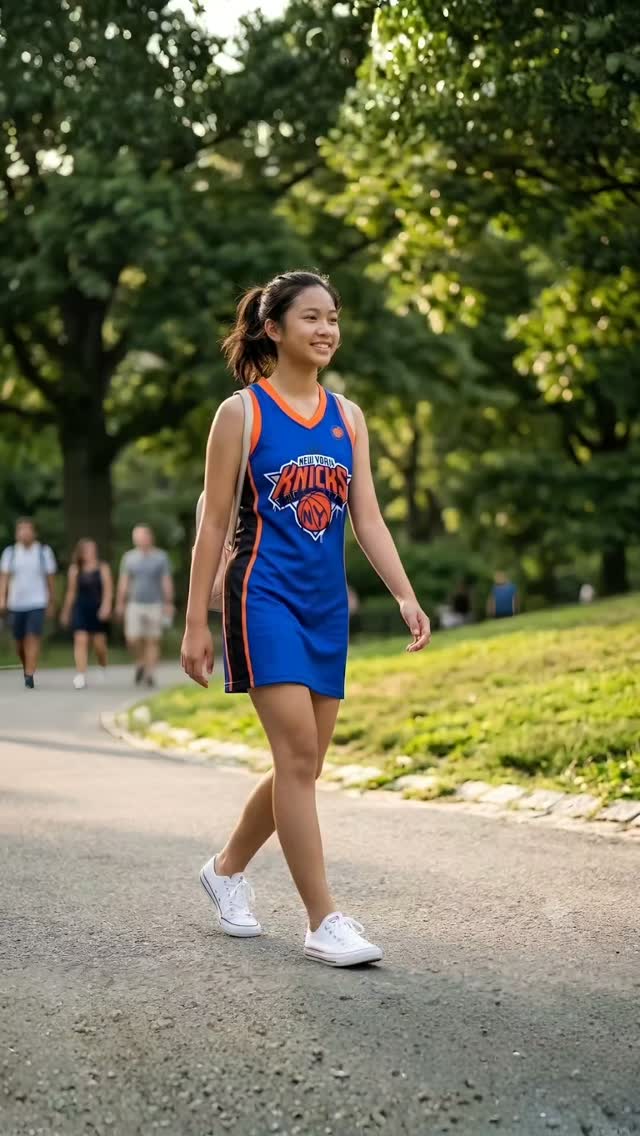 ny knicks jersey dress DRESS, Big Knicks energy! 🧡💙 Sun's out, jersey on, and feeling unstoppable., Shopee, https://s.shopee.ph/3qLl32chze, ✨ Breathable Dri-FIT fabric, ✨ Fade-proof sublimated print, Gnosi tech