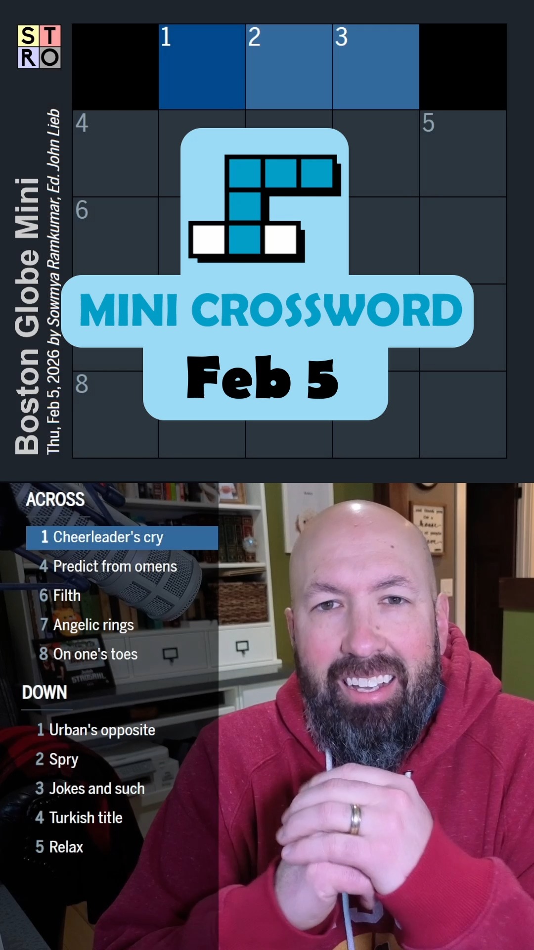 The mini #crossword from the @bostonglobe is just like a normal ...