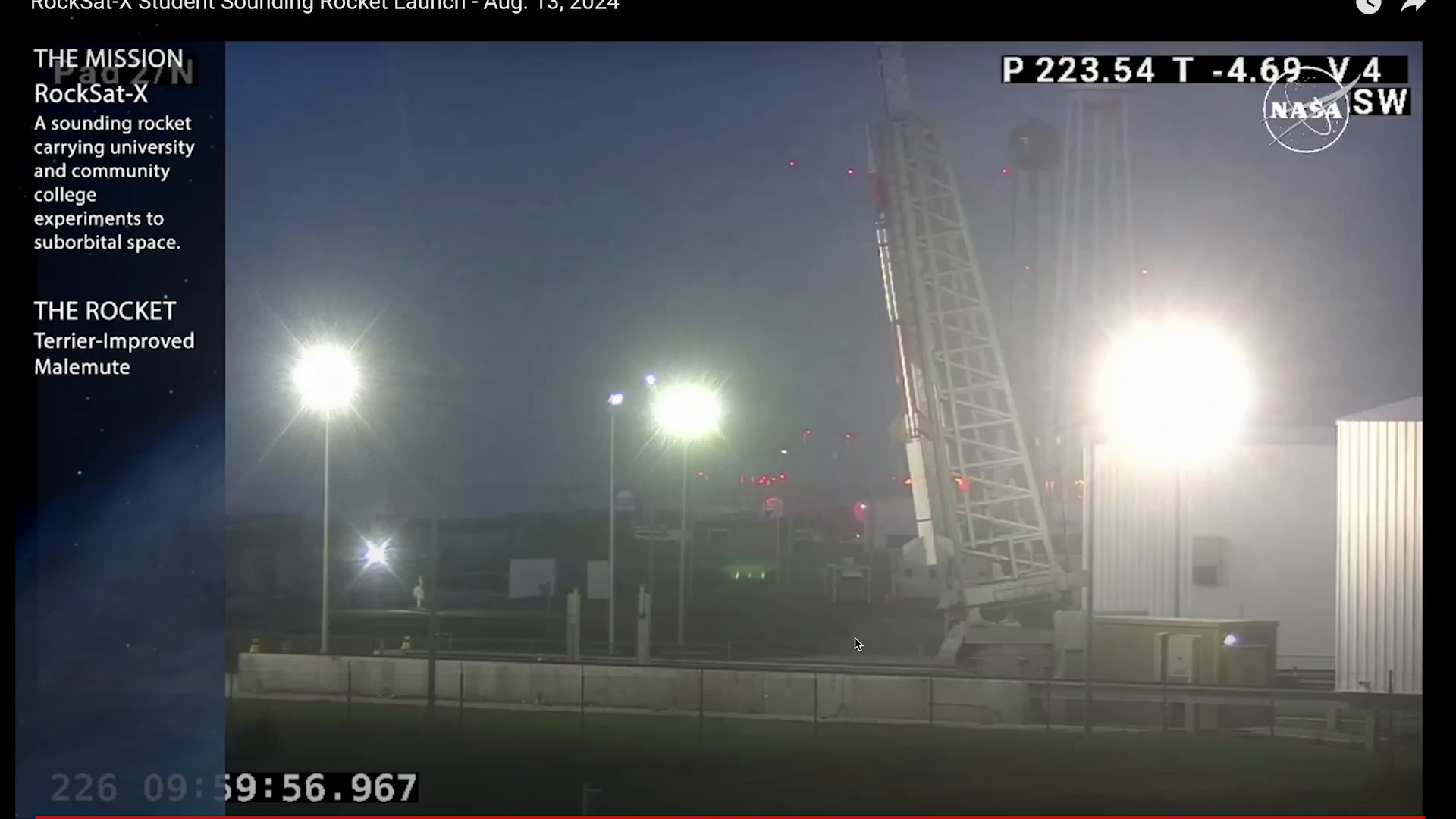 Liftoff! 🚀 A sounding rocket launched at 6:00 a.m. EDT from Wallops ...