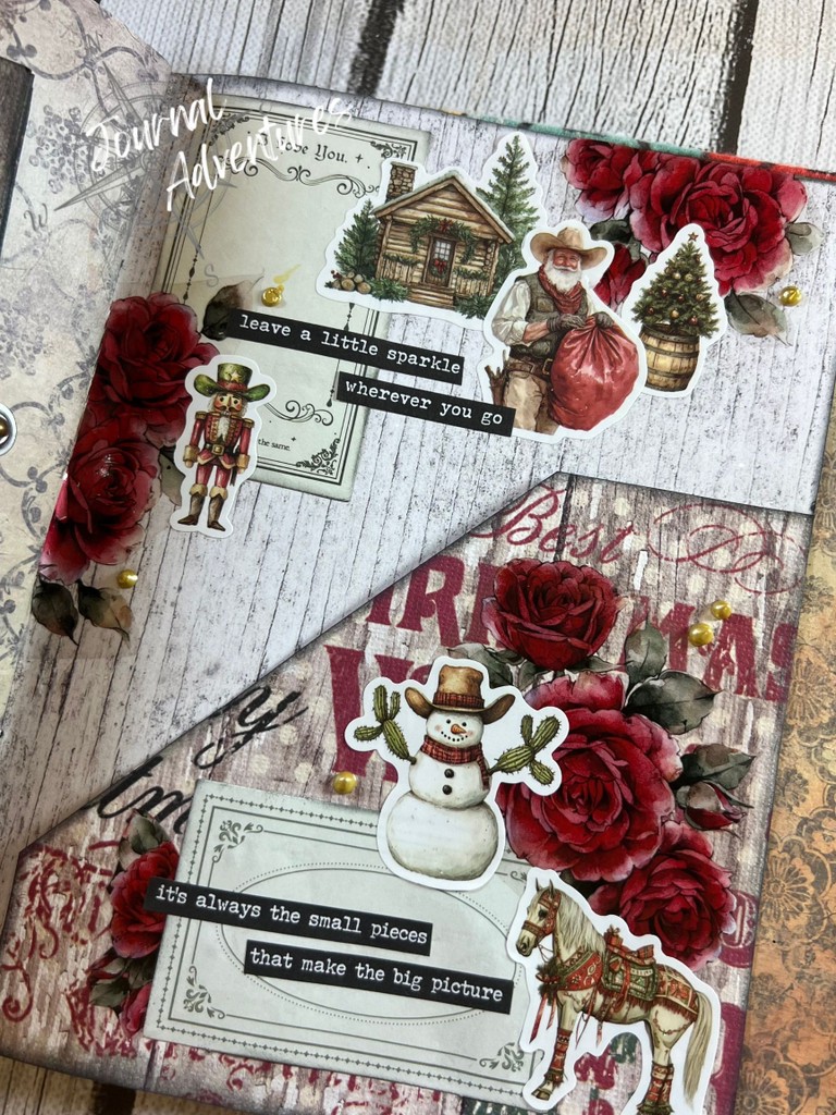 Christmas 🎄 Junk Journal Page #junkjournal #junkjournalcommunity # ...