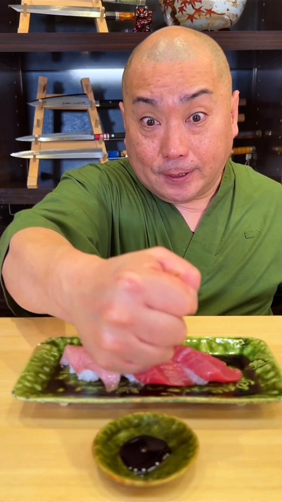 🇯🇵I won the game #sushi | Chef Hiro
