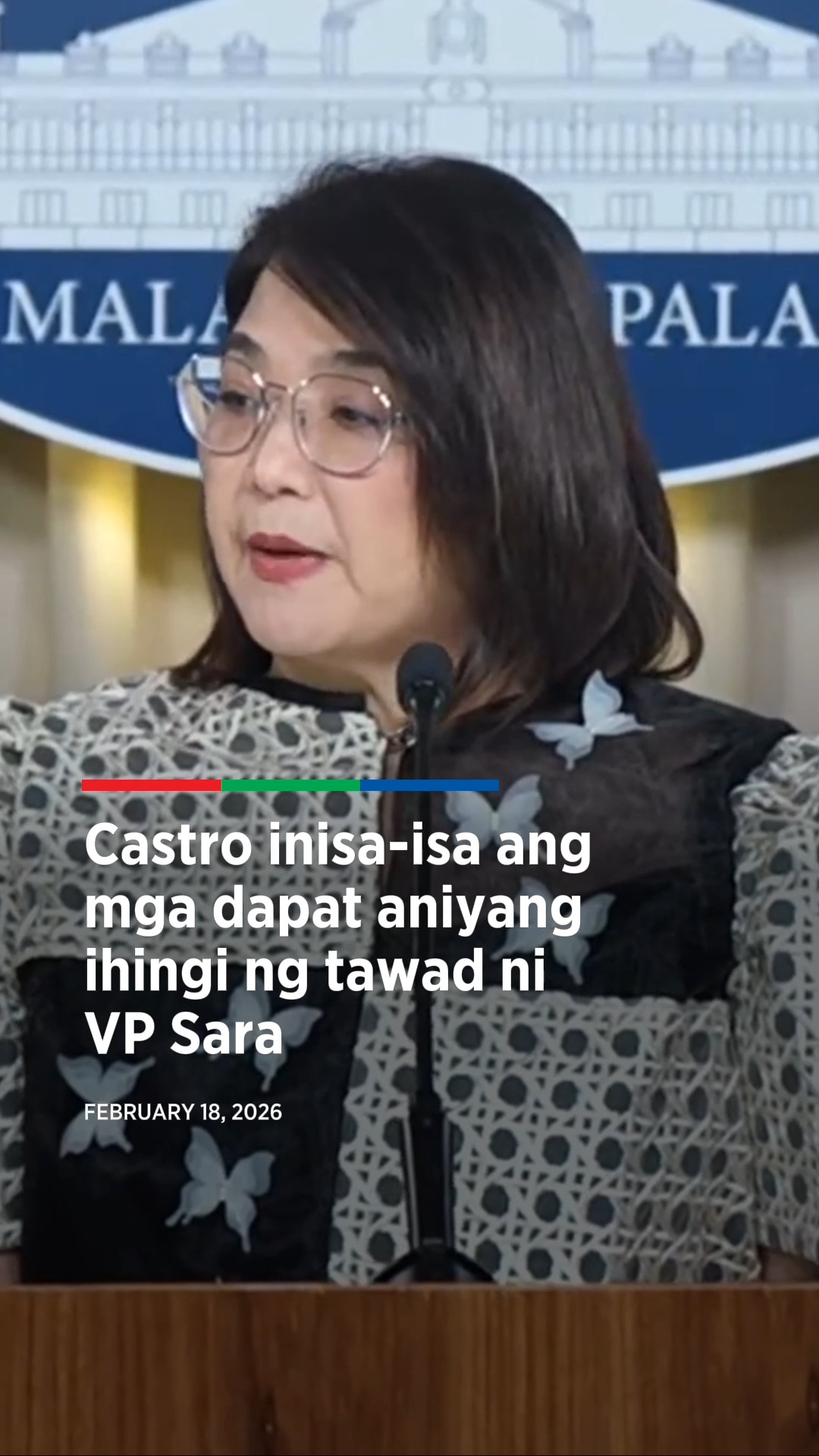 Castro inisa-isa ang mga dapat aniyang ihingi ng tawad ni VP Sara ...