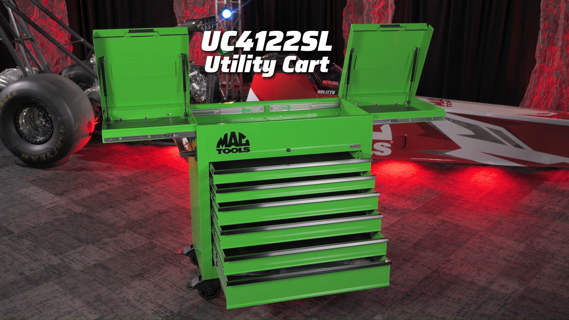 Meet the new Sliding Lid Utility Cart. Built for durability
