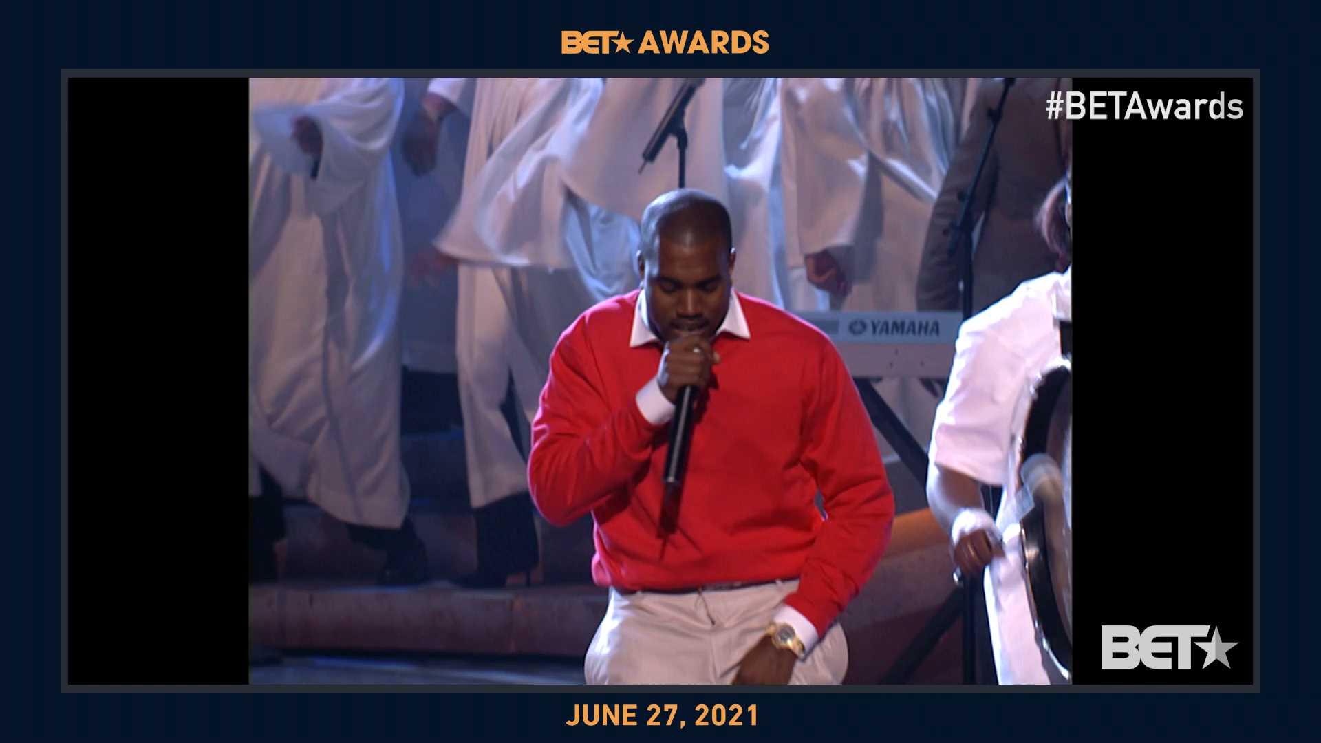 Kanye West performs Jesus Walks at the 2004 #BETAwards | BET 