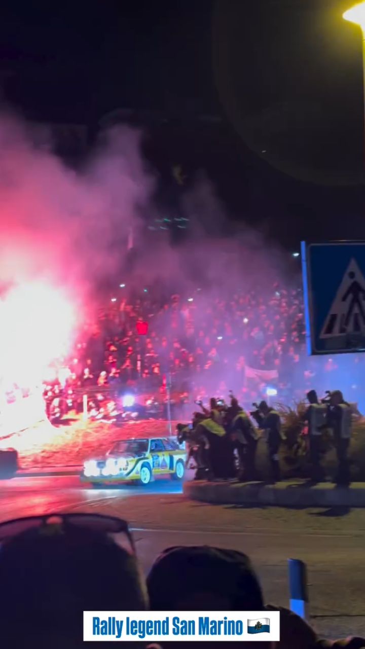 Rally Legends San Marino 🍩🔥 Incredible Atmosphere 🔥🚀 @juanluu_vts 📹 # ...