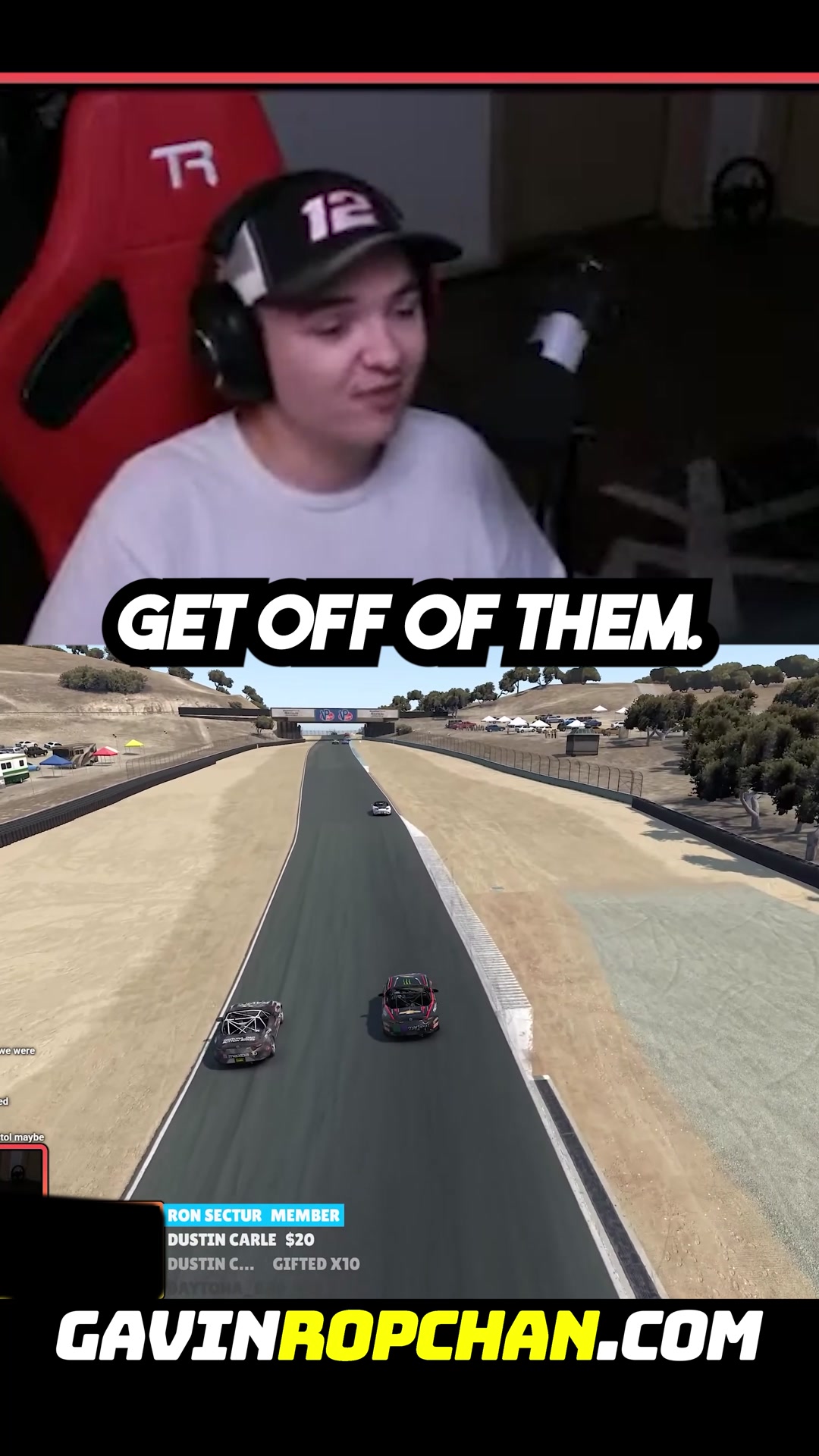 What in the world.... #racinggame | Gavin Ropchan