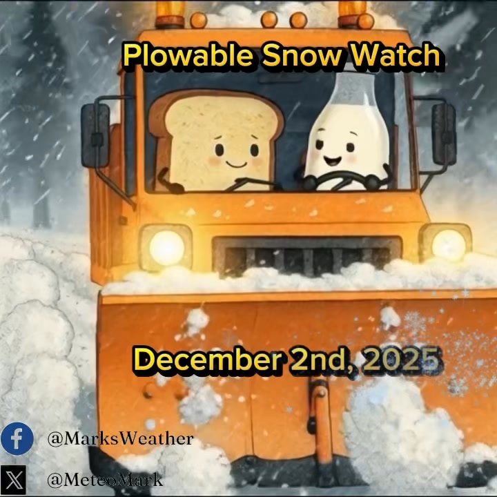 I’m issuing a Plowable Snow Watch in effect for Tuesday December 2nd in ...
