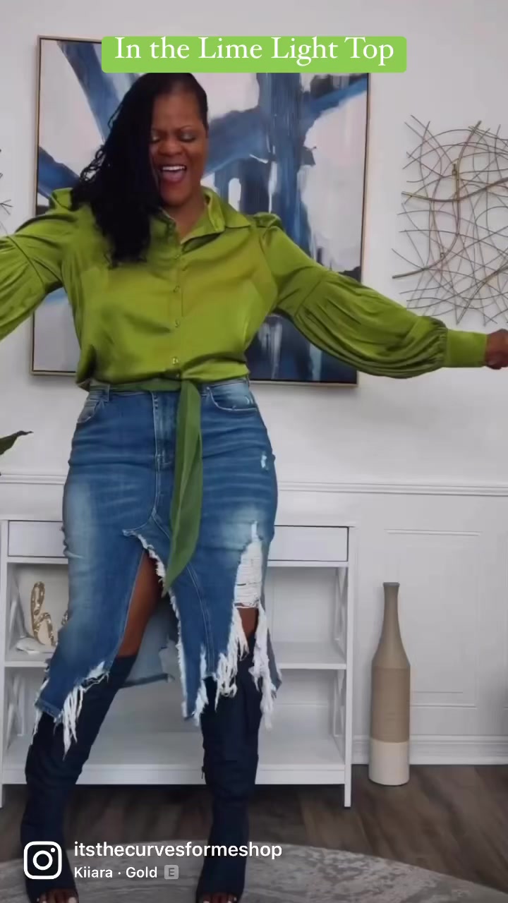 Green is such a popular color this spring! Shop the look here