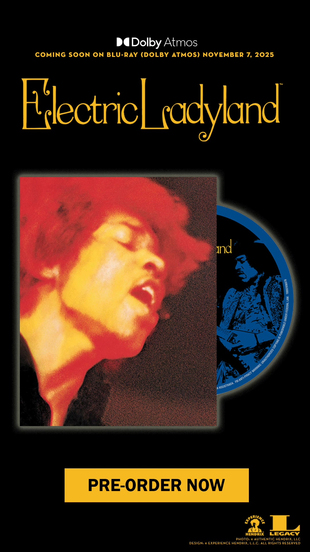 ELECTRIC LADYLAND and LOS ANGELES FORUM: APRIL 26, 1969 are set