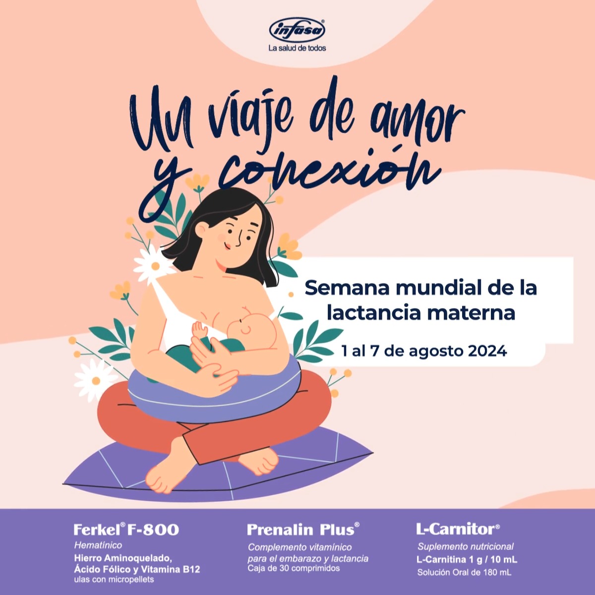 Cada mamá y cada bebé son únicos, y la lactancia materna también. Celebremos la diversidad y el amor que une a madres e hijos. ❤️ #SemanaDeLaLactanciaMaterna #Diversidad #LactanciaMaterna | Infasa