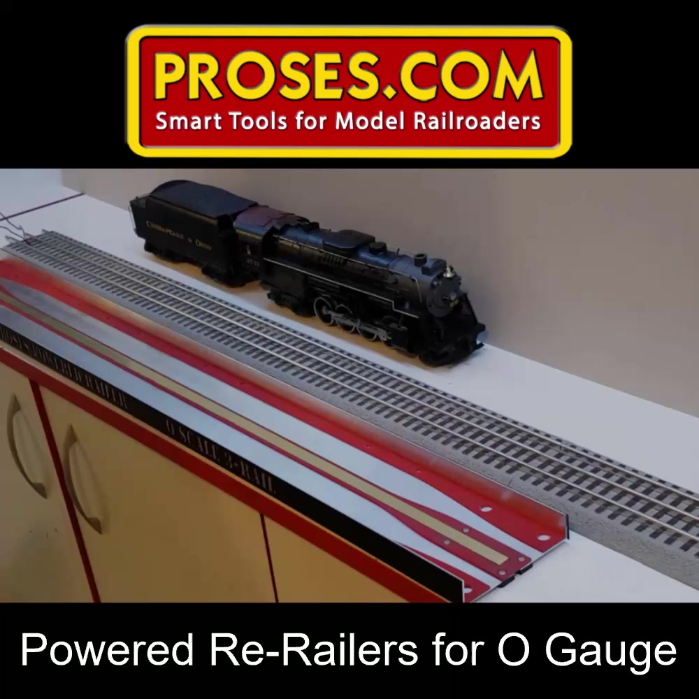 Placing long, multi-wheel locomotives on the track can be a challenge ...