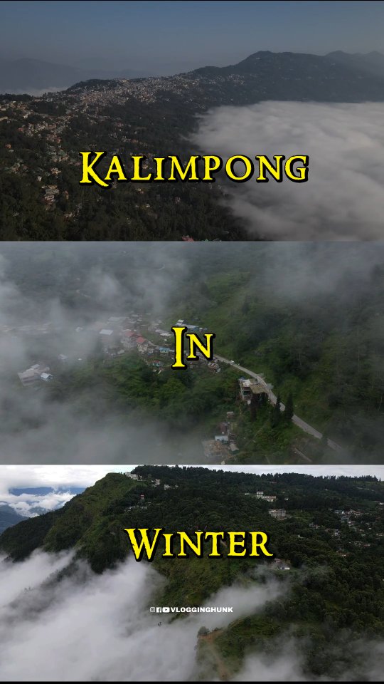 Kalimpong In Winter ️😍 . Like | Comment | Share . #vlogginghunk # ...