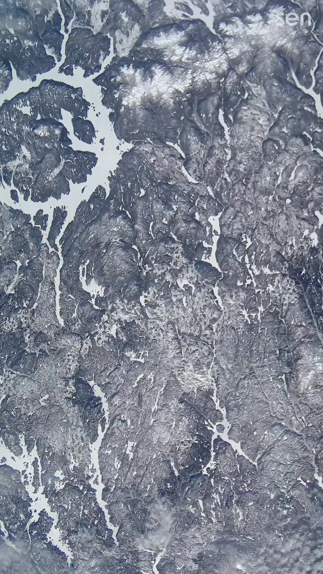 One of the world’s largest impact craters filmed from space ☄️ #meteor ...