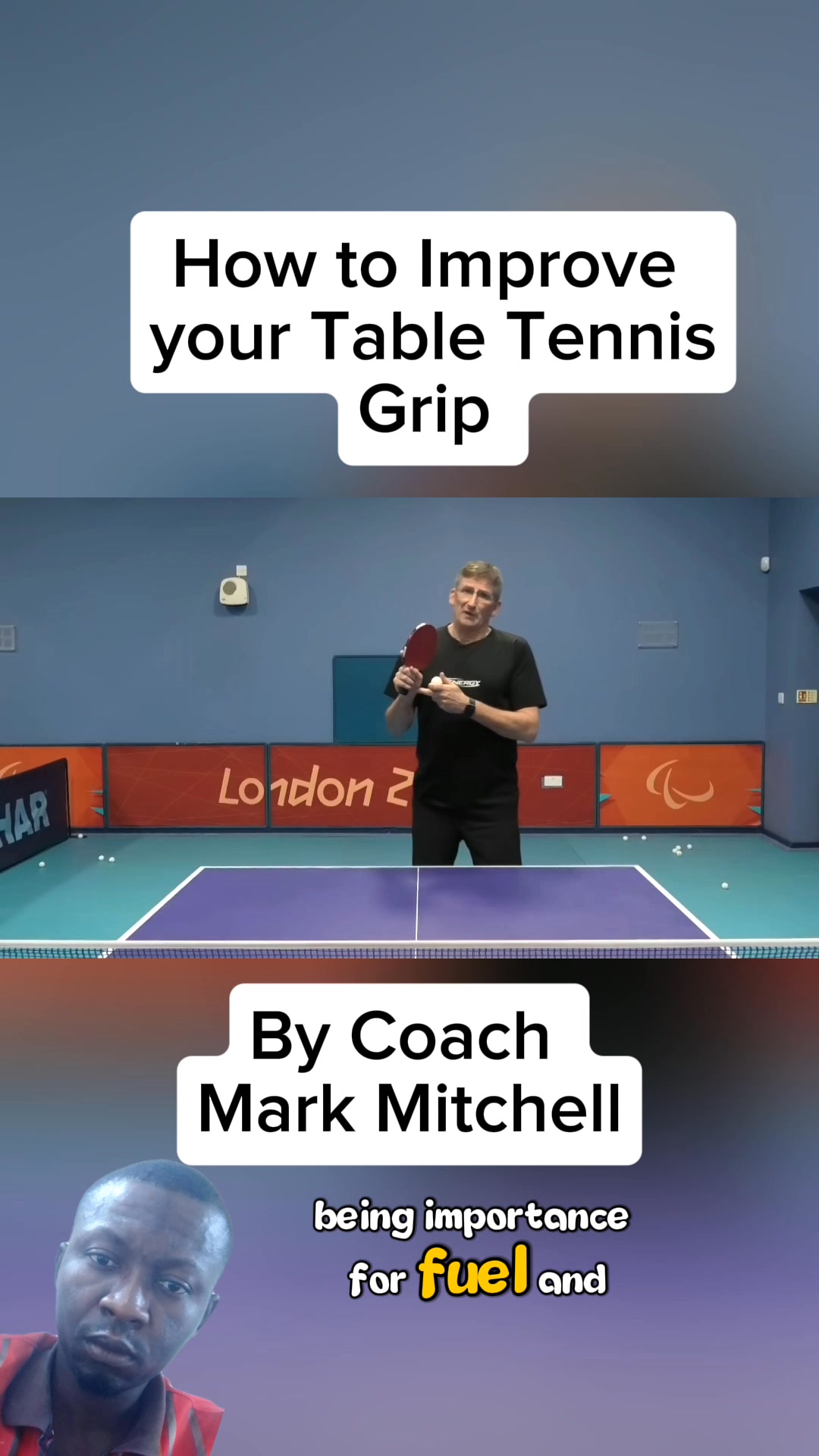 How to improve your table tennis grip (By Coach Mark Mitchell)🏓 # ...