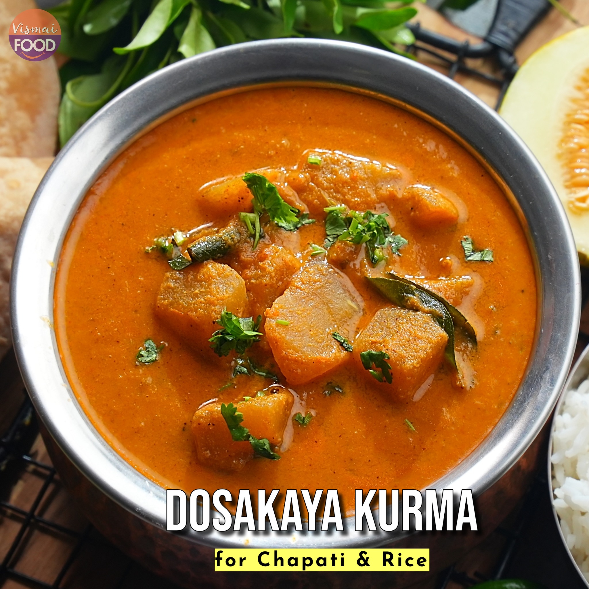Dosakaya Kurma For Rice & Chapathi | ఆలూతో చేసే అల్లాటప్పా కూర కాదండి ...