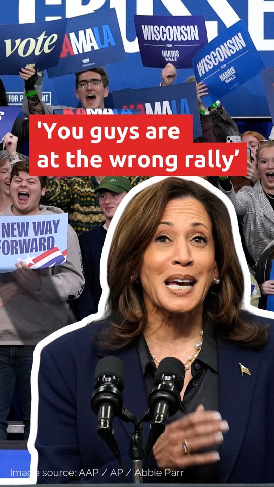 In case you missed it: US vice president Kamala Harris told hecklers ...