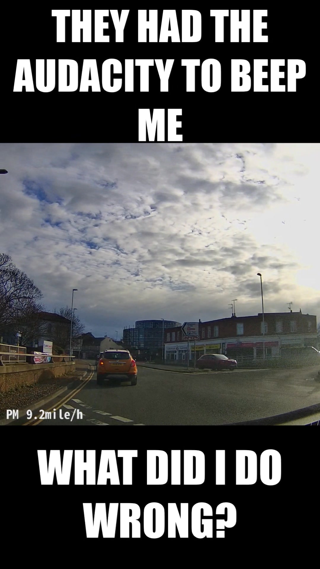 They actually beeped me!! #crash #dashcam #ev #police #cyclist | The ...