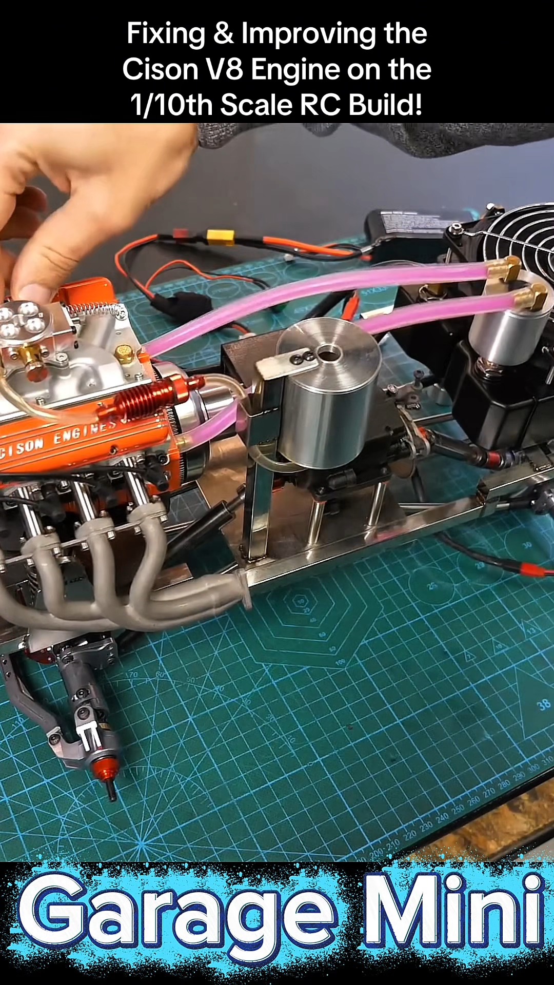 Part 1: Fixing & Improving the Cison V8 Engine on the 1/10th Scale RC ...
