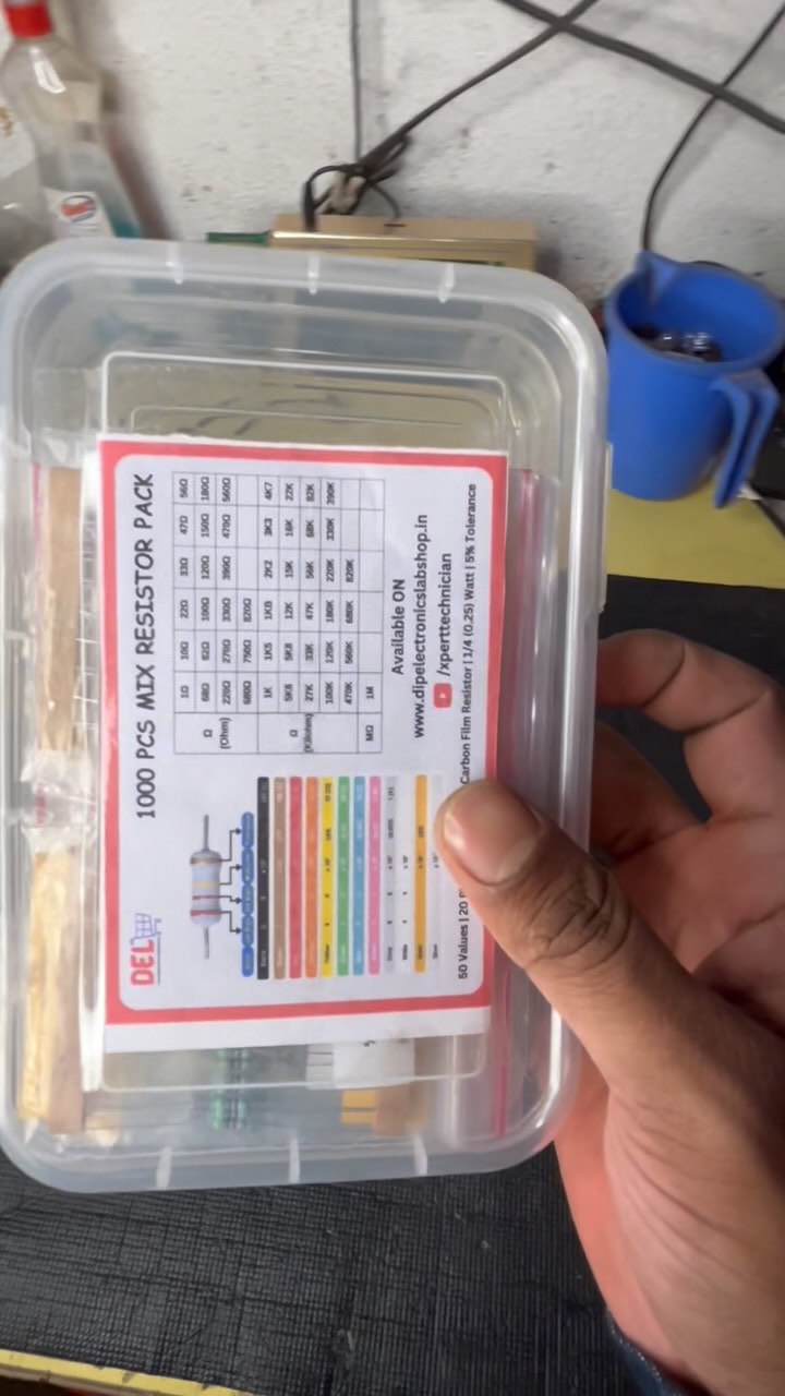 1000 Pcs Resistor Kit Box for New Technician and Student . follow ...