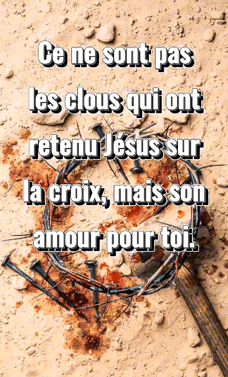 Ce qui a vraiment retenu Jésus… | Jésus Le Chemin | Facebook